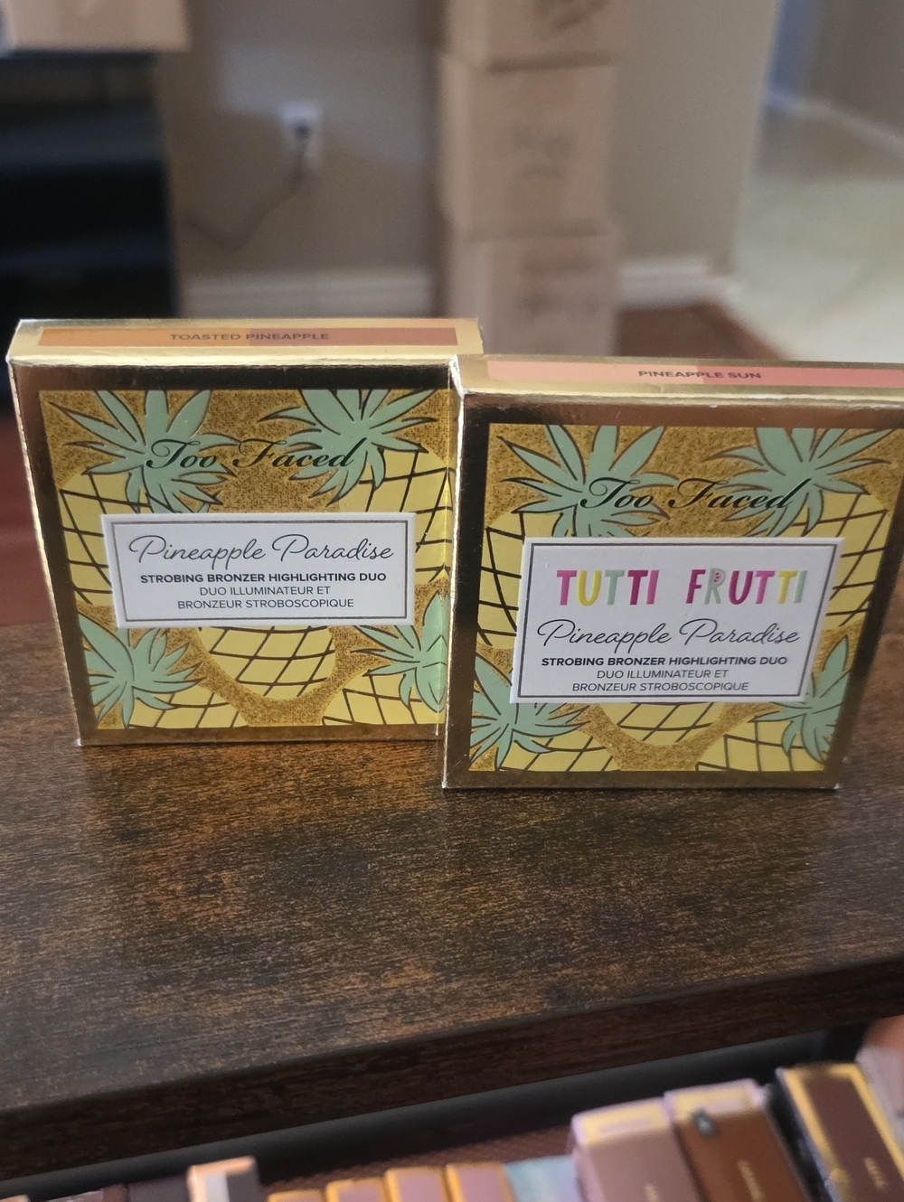Too Faced Pineapple Paradise Strobing Bronzer Highlighting Duo - Gold